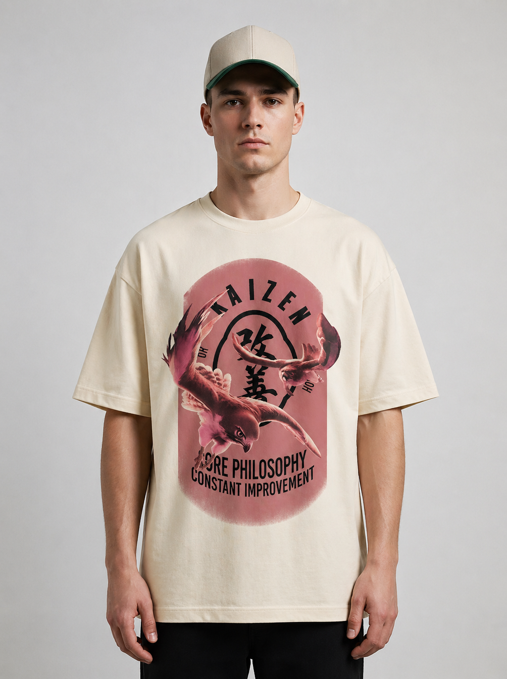 Japanese Culture Inspired Oversized T-Shirt