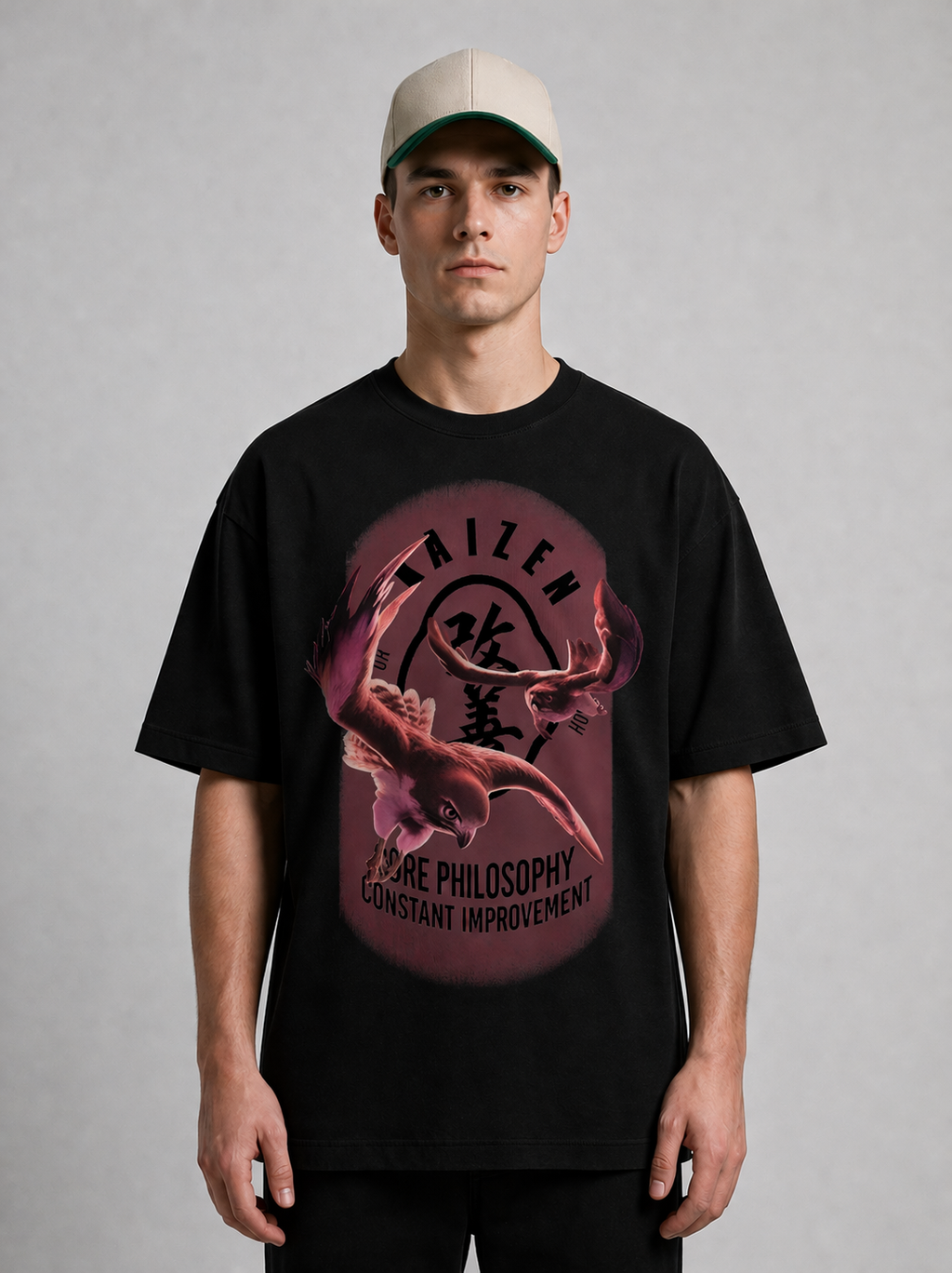 Japanese Culture Inspired Oversized T-Shirt