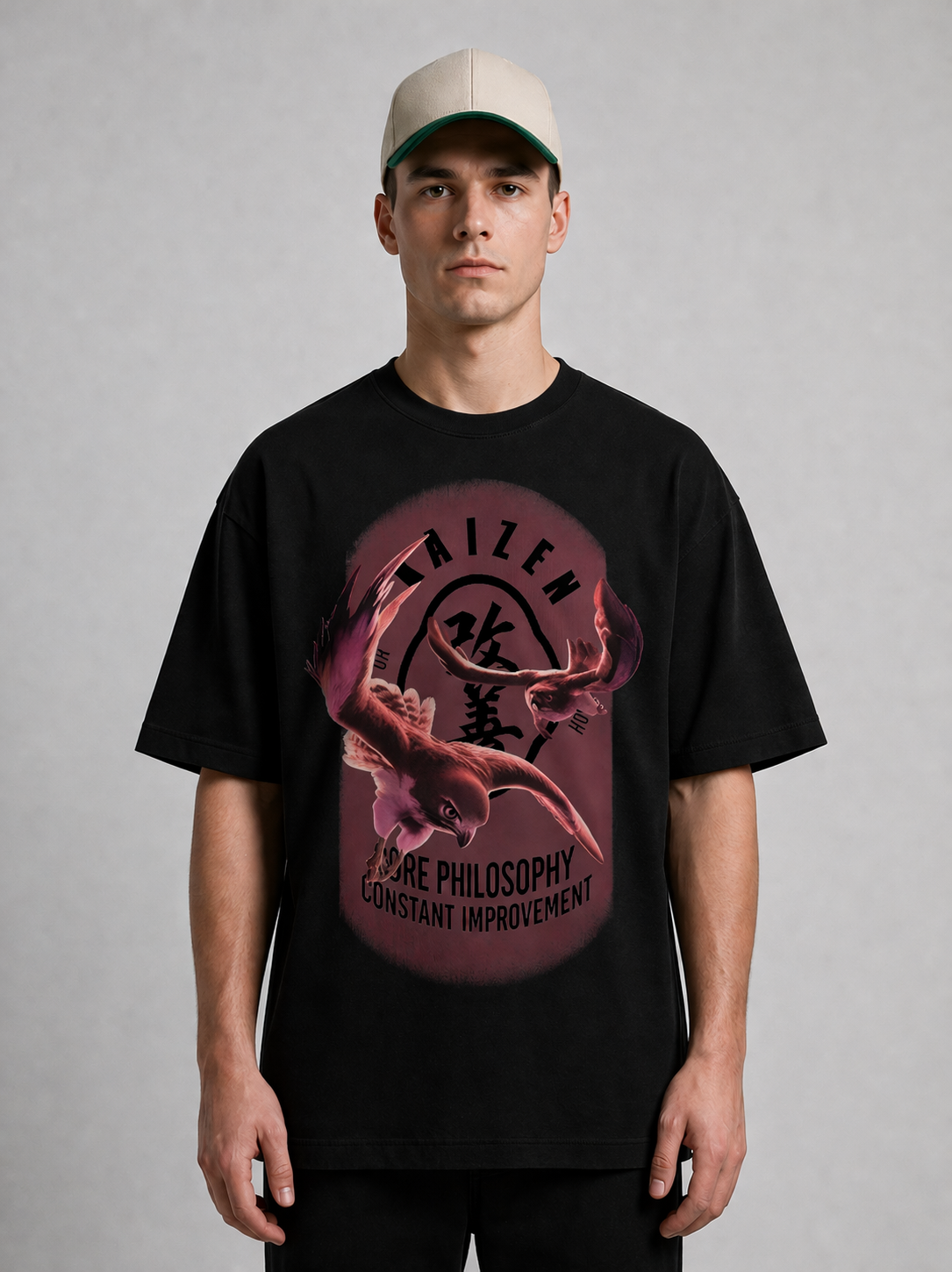 Japanese Culture Inspired Oversized T-Shirt