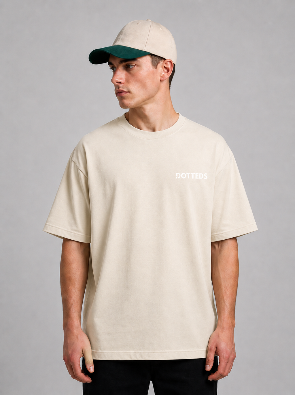 Urban Streetwear Porsche 911 Turbo Oversized Beige Tee
