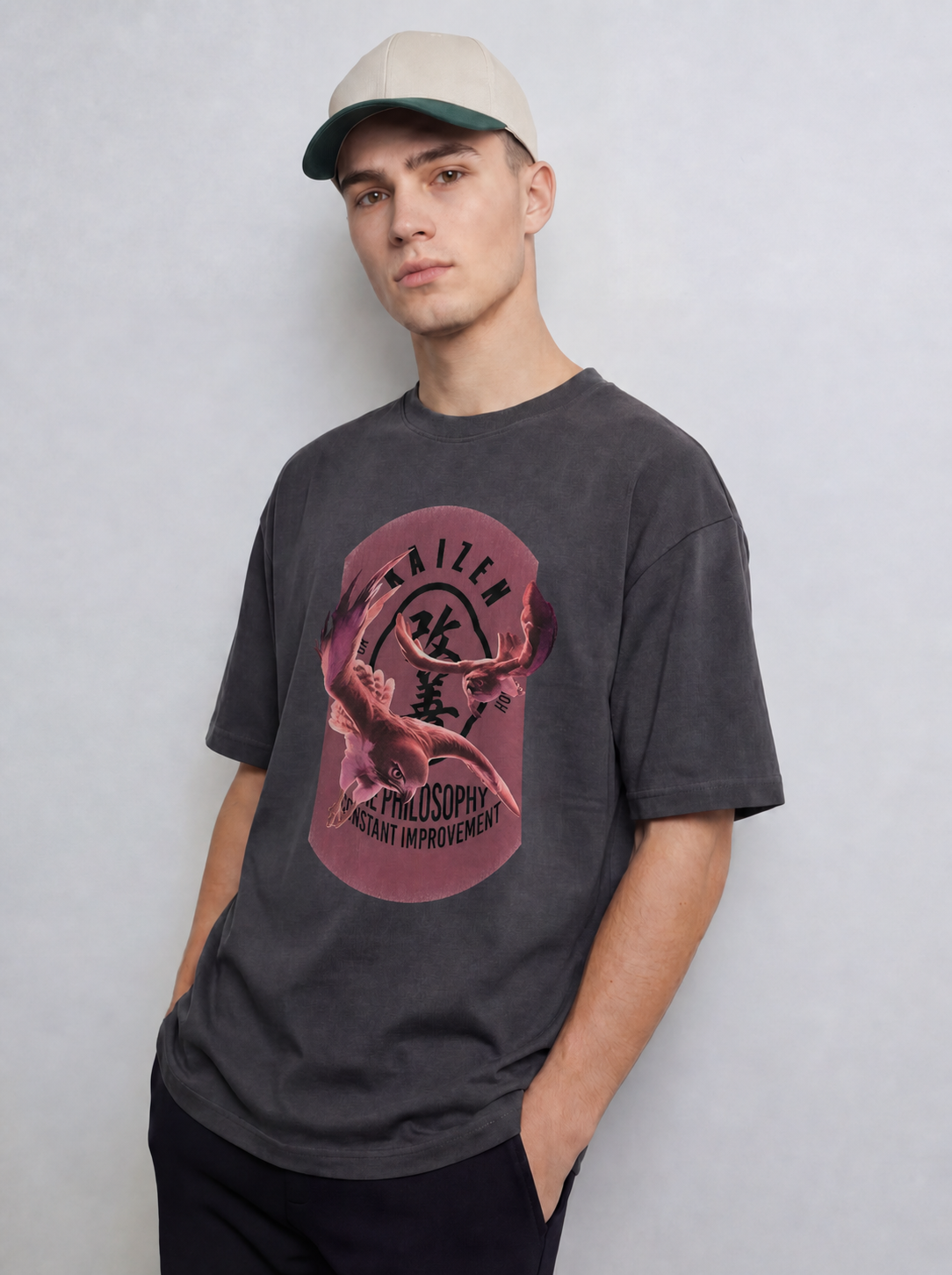 Japanese Culture Inspired Oversized T-Shirt
