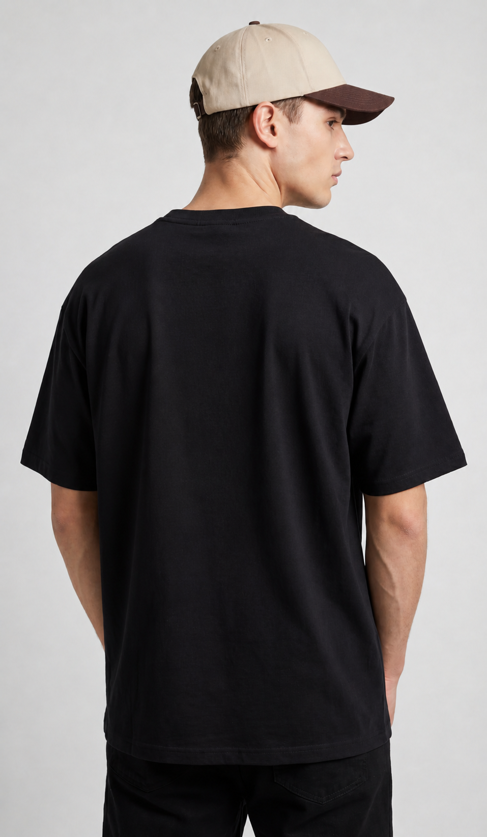 Wanderlust Graphic Tee | Burgundy Mountain & Ocean Wave T-Shirt
