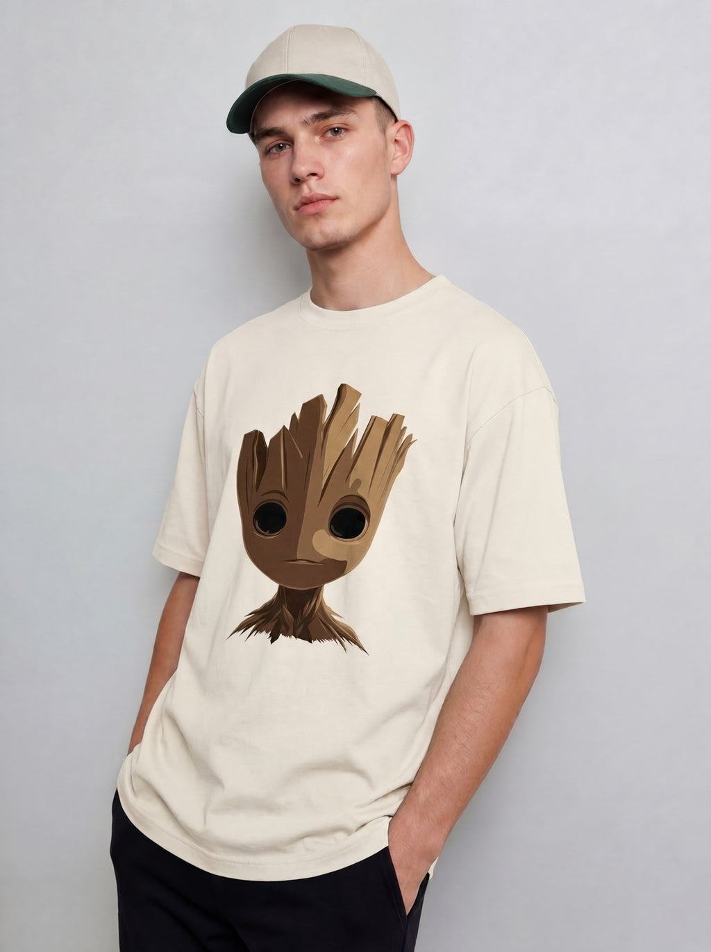 Stylish Oversized T-Shirt for Men | Premium Graphic Print Tee