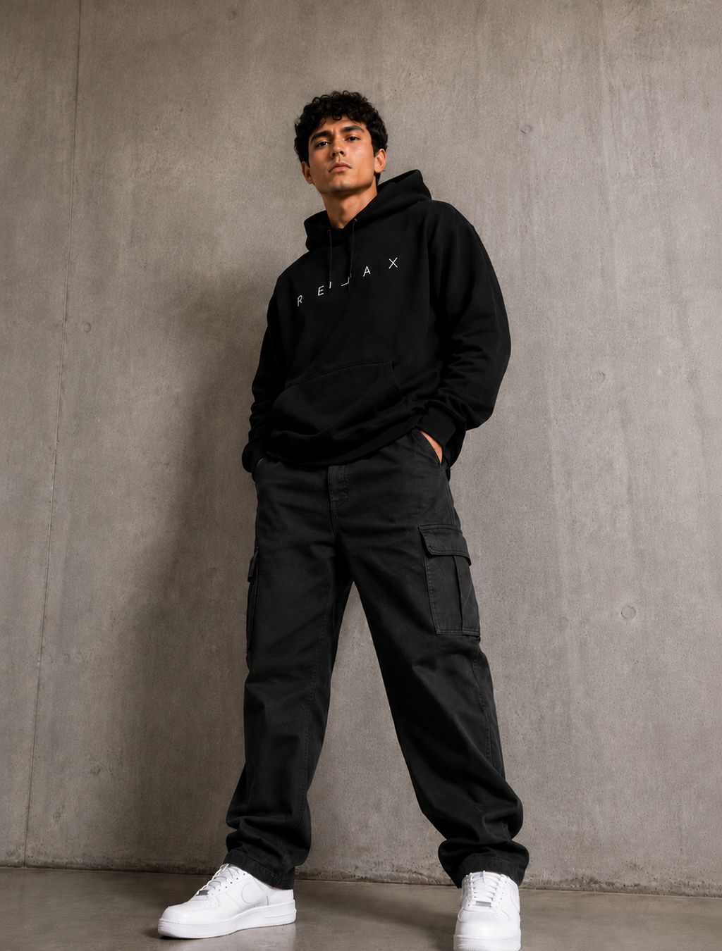 Trendy Minimal Oversized Sweatshirt Hoodie