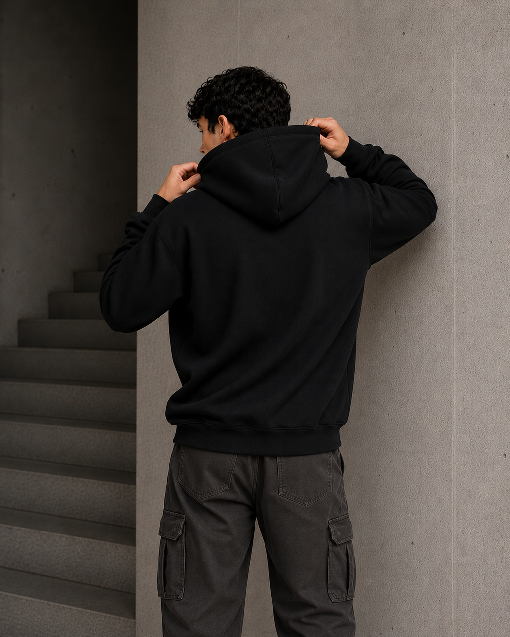 Trendy Minimal Oversized Sweatshirt Hoodie