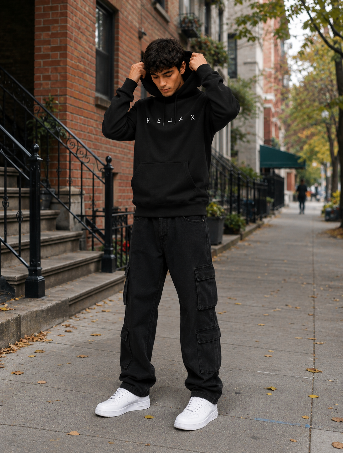 Trendy Minimal Oversized Sweatshirt Hoodie