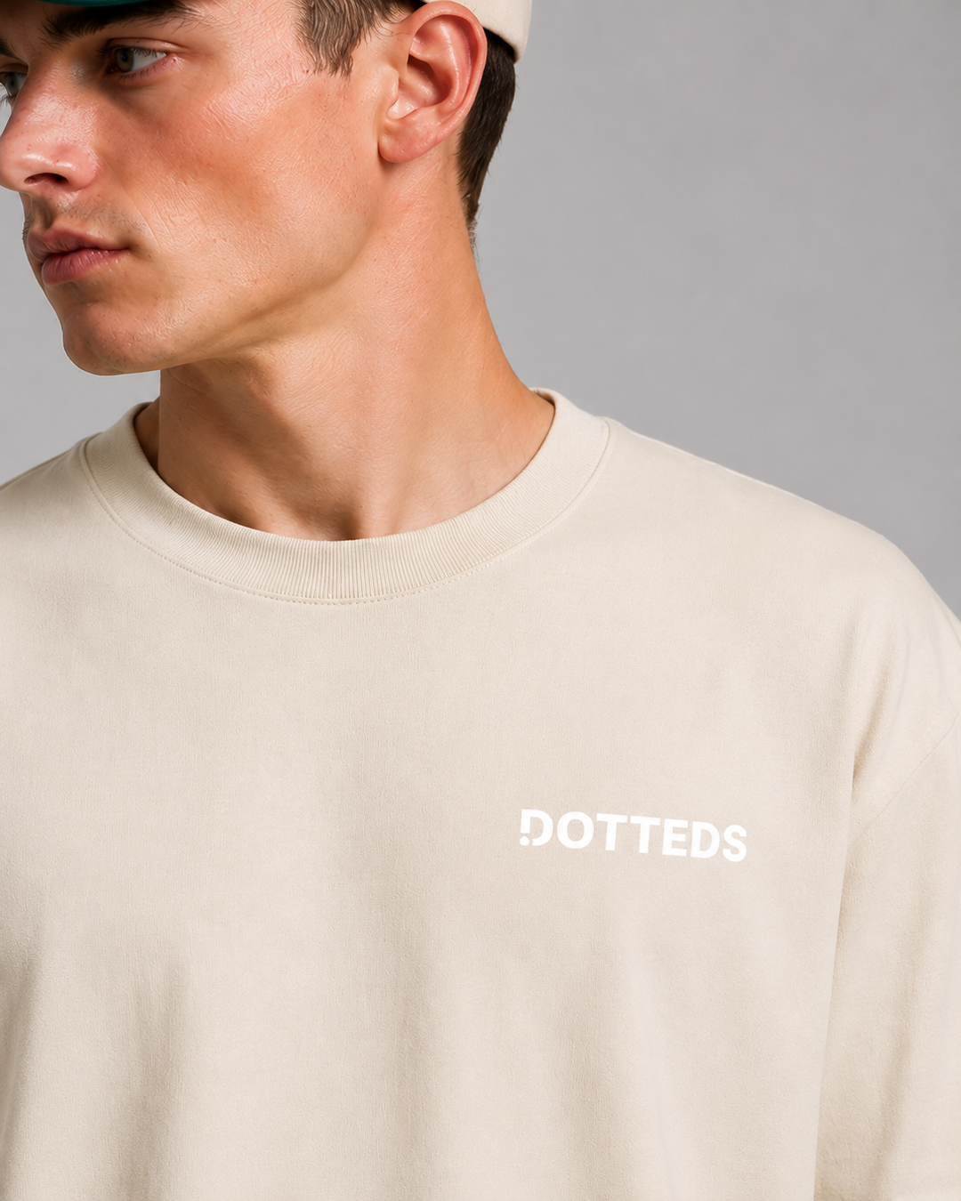 Urban Streetwear Porsche 911 Turbo Oversized Beige Tee