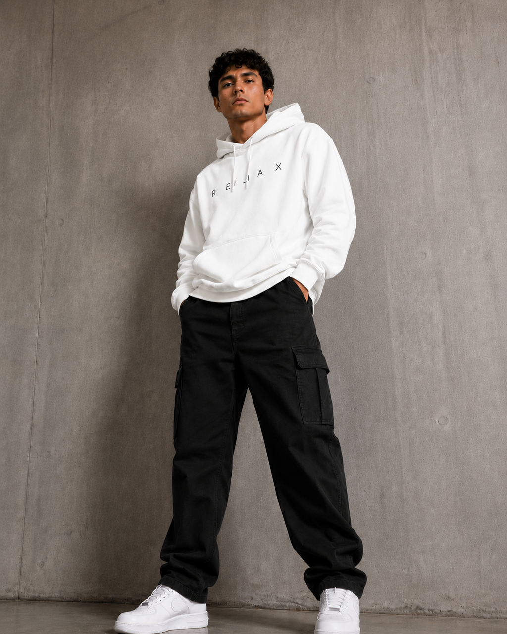 Trendy Minimal Oversized Sweatshirt Hoodie