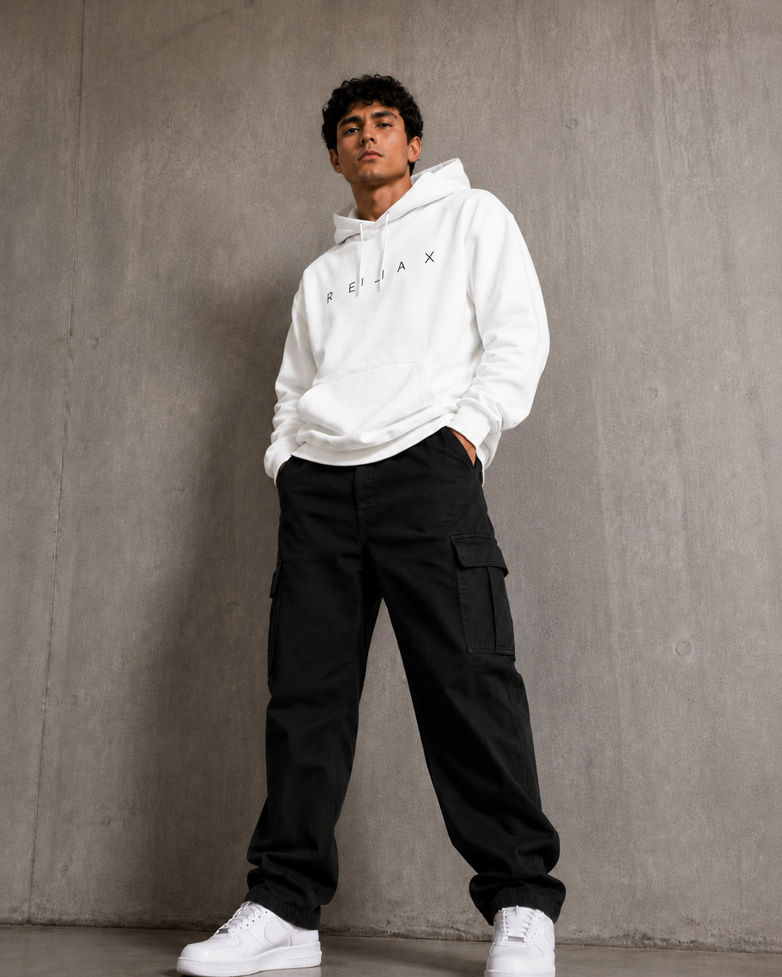 Trendy Minimal Oversized Sweatshirt Hoodie