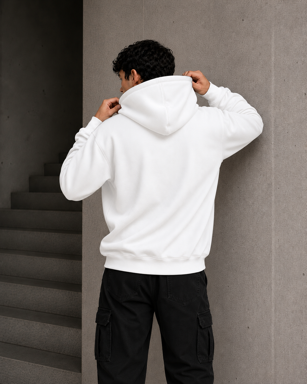 Trendy Minimal Oversized Sweatshirt Hoodie