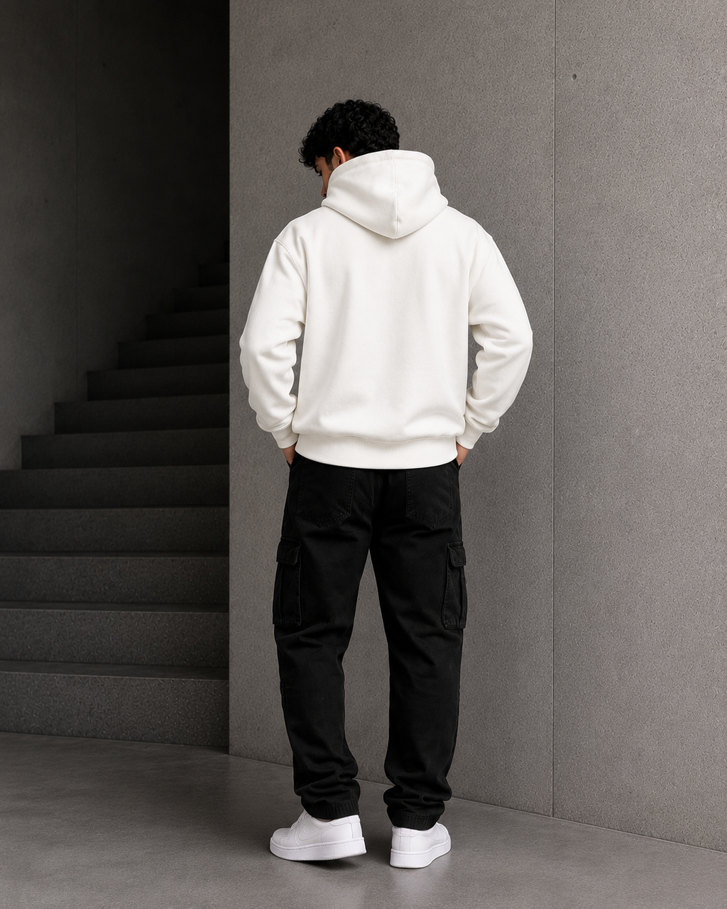 Trendy Minimal Oversized Sweatshirt Hoodie