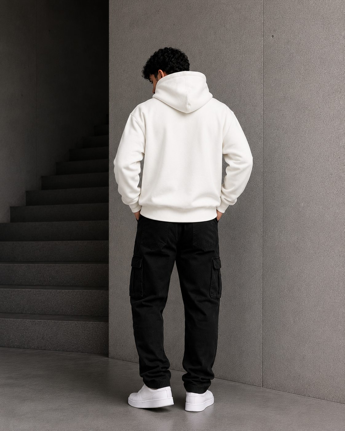 Trendy Minimal Oversized Sweatshirt Hoodie